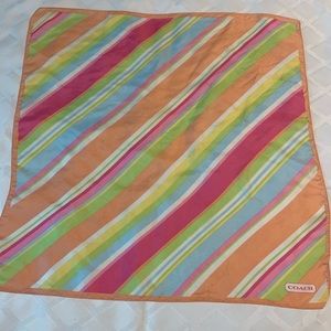 Coach silk scarf